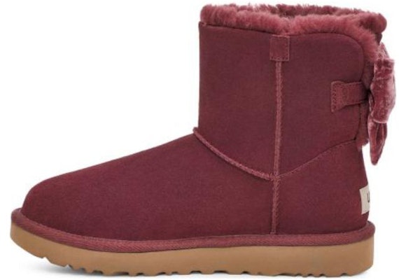 (Women) UGG Mini Bailey Bow Boots 'Wild Grape' 1138172-WGRP Buy (Women) UGG Mini Bailey Bow Boots 'Wild Grape' 1138172-WGRP