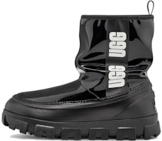 (Women) UGG Classic Brellah Mini Boot Black 1144059-BLK (Women) UGG Classic Brellah Mini Boot Black 1144059-BLK