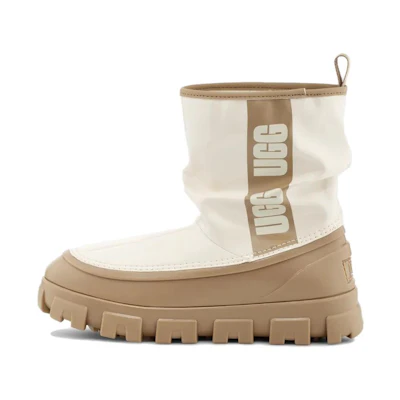 (W) UGG Classic Brellah Mini Boot Mustard Seed Jasmine