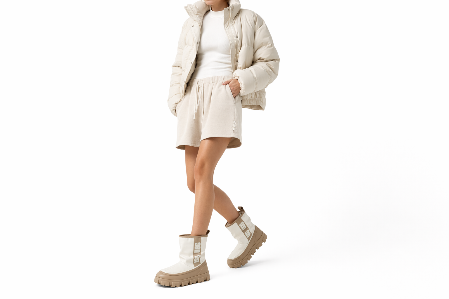 Order （女性）UGG 經典 Brellah 短靴 芥末籽茉莉 1144059-MSJS