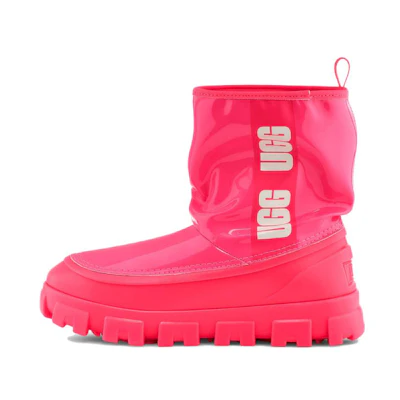 (W) UGG Classic Brellah Mini Boot Super Coral