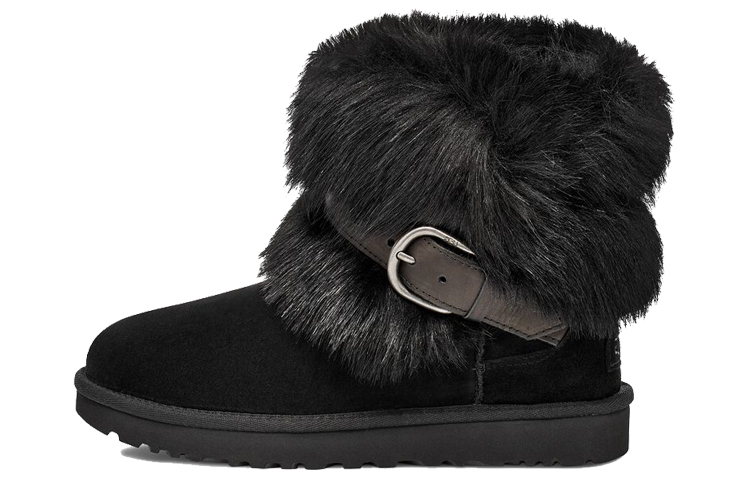 Buy UGG經典扣繩迷你雪地靴 女款 黑色
