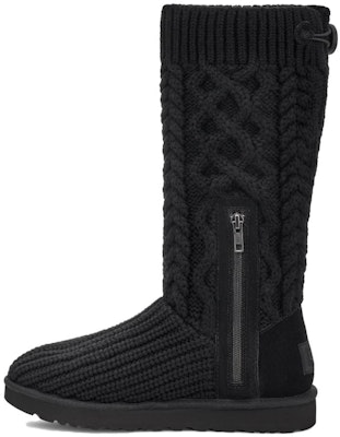 (Women) UGG Classic Cardi Cabled Knit Boot Black 1146010-BLK Buy (Women) UGG Classic Cardi Cabled Knit Boot Black 1146010-BLK