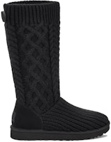 (W) UGG Clásica Bota de Punto Trenzado Negro 1146010-BLK Order (W) UGG Clásica Bota de Punto Trenzado Negro 1146010-BLK