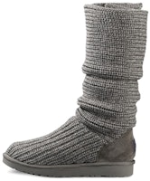 (Women) UGG Classic Cardy Knit Grey 1016555-GREY