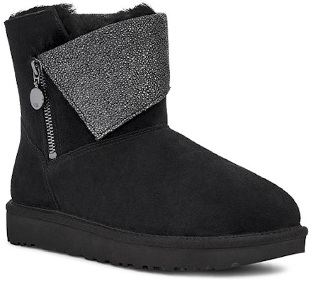 (W) UGG Clásico Caviar Mini Forrado de Lana Negro 1112498-BLK Lookbook (W) UGG Clásico Caviar Mini Forrado de Lana Negro 1112498-BLK