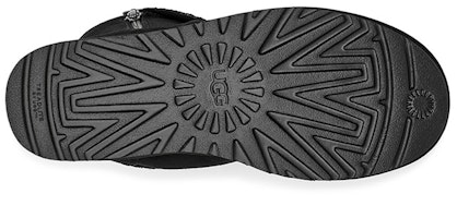 (W) UGG Classic Caviar Mini Fleece Berbulu Hitam 1112498-BLK Details for (W) UGG Classic Caviar Mini Fleece Berbulu Hitam 1112498-BLK
