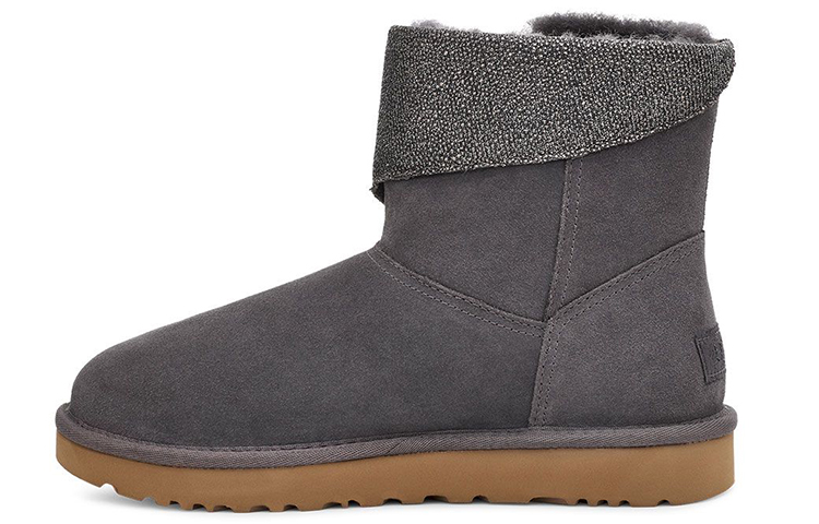 (Women) UGG Classic Caviar Mini Gray 1112498-DGRY