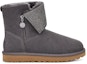 Order (W) UGG Klasik Mini Abu-abu Caviar 1112498-DGRY