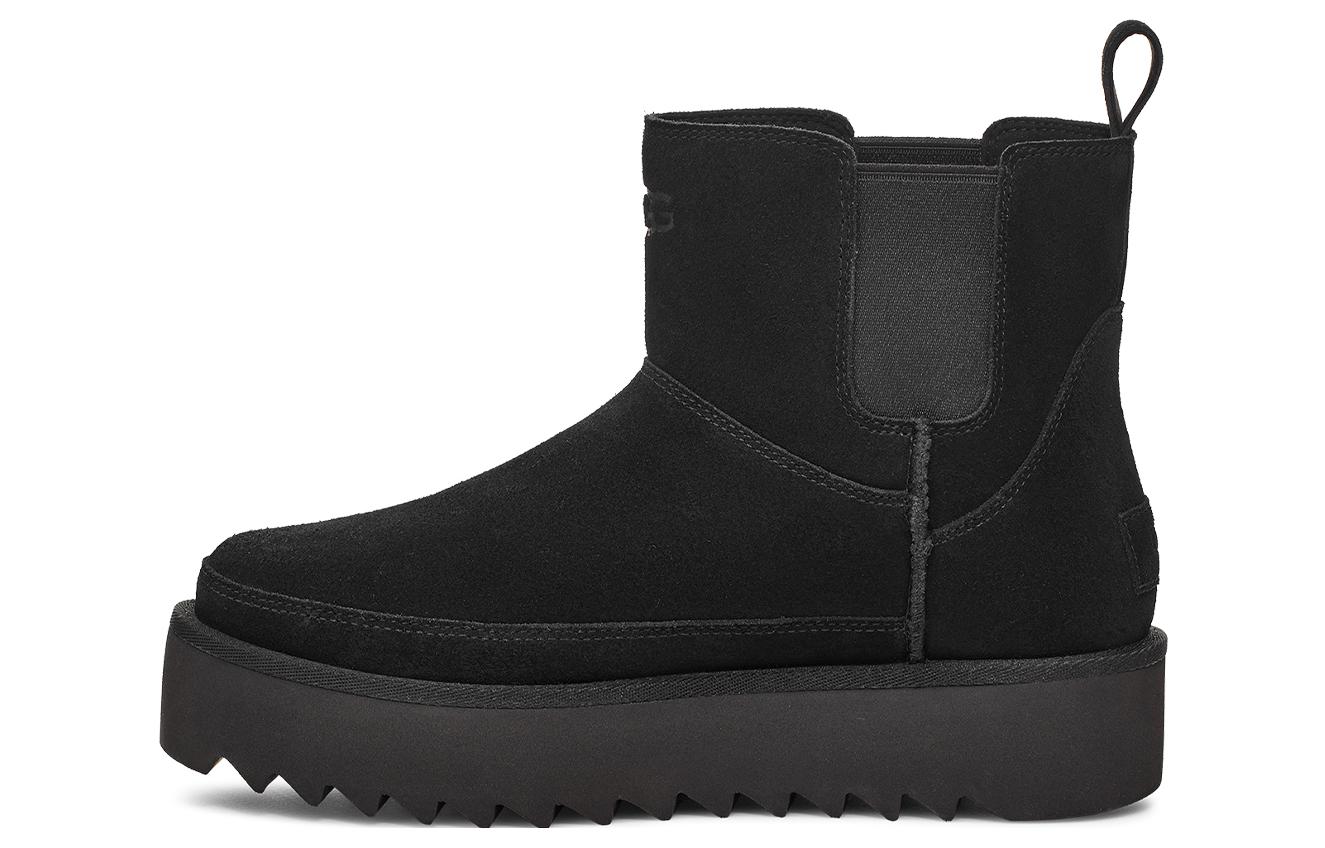 (Women) UGG Classic Chelsea Platform Mini Boot 'Black' 1158051-BLK