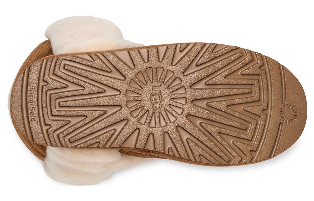 Purchase UGG 皮革 圓頭套筒 高筒靴 女款 棕色