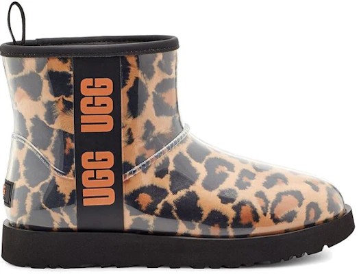 UGG CLASSIC CLEAR MINI 保暖休閒 短中筒 雪地靴 女款 豹紋 Order UGG CLASSIC CLEAR MINI 保暖休閒 短中筒 雪地靴 女款 豹紋
