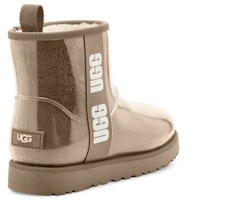 (W) UGG Clásico Mini Transparente con Logo Grande y Forro Polar 1113190-NCHS Shop (W) UGG Clásico Mini Transparente con Logo Grande y Forro Polar 1113190-NCHS