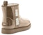 (W) UGG Classic Clear Mini Logo Besar Berbulu Fleece Lelaki & Wanita 1113190-NCHS