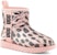 (W) UGG Classic Clear Mini 'Pink' - Kasut Bot Mini Lutsinar Warna Merah Jambu 1135750-PSLP