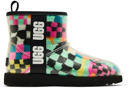 (W) UGGクラシッククリアミニ チェック柄ブラック 1135530-BLKM Buy (W) UGGクラシッククリアミニ チェック柄ブラック 1135530-BLKM