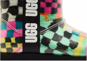 (W) UGG经典款迷你短靴黑白双色棋盘格 1135530-BLKM Order (W) UGG经典款迷你短靴黑白双色棋盘格 1135530-BLKM