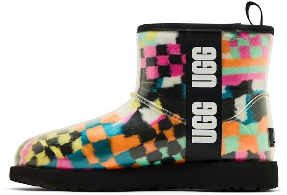 (女款)UGG經典透明迷你靴 棋盤黑多色 1135530-BLKM Lookbook (女款)UGG經典透明迷你靴 棋盤黑多色 1135530-BLKM