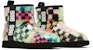 (W) UGG Classic Clear Mini Boot Checks Hitam Pelbagai Warna 1135530-BLKM