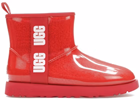 (Women) UGG Classic Clear Mini Boot Hibiscus Pink 1113190-HSPK (Women) UGG Classic Clear Mini Boot Hibiscus Pink 1113190-HSPK