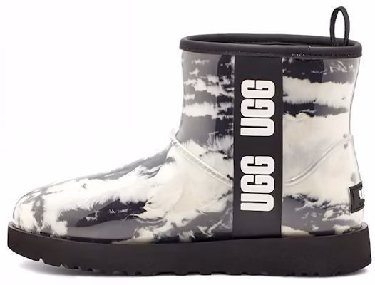 (W) UGG Classic Clear Mini Boot Putih Hitam Marble 1120778-BLK Buy (W) UGG Classic Clear Mini Boot Putih Hitam Marble 1120778-BLK