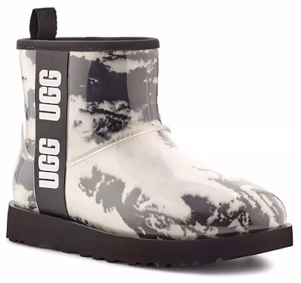 (W) UGG Classic Clear Mini Boot Putih Hitam Marble 1120778-BLK Order (W) UGG Classic Clear Mini Boot Putih Hitam Marble 1120778-BLK