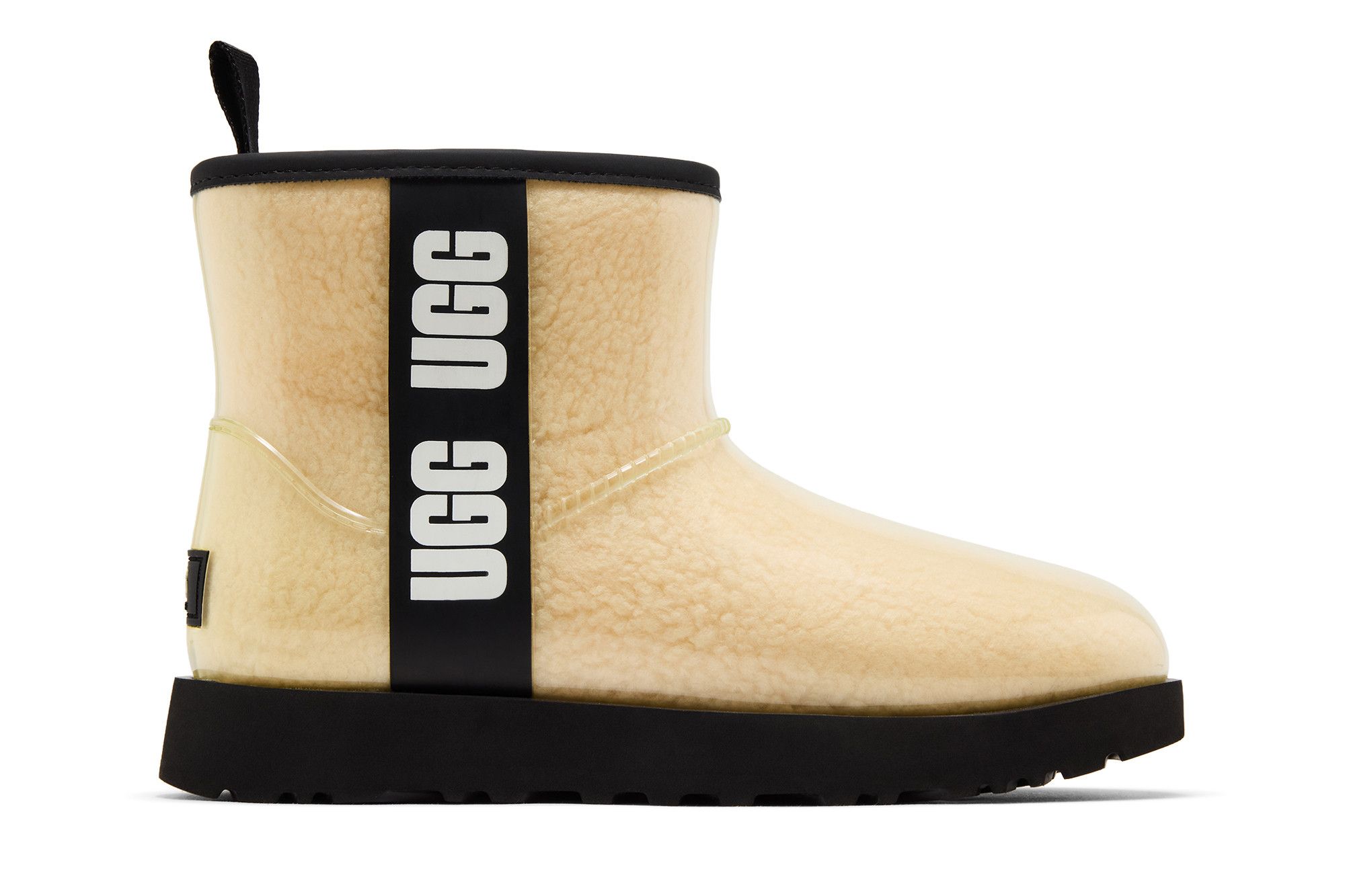 Buy (W) UGG Classic Clear Mini Stivale Nero Naturale 1113190-NBLC