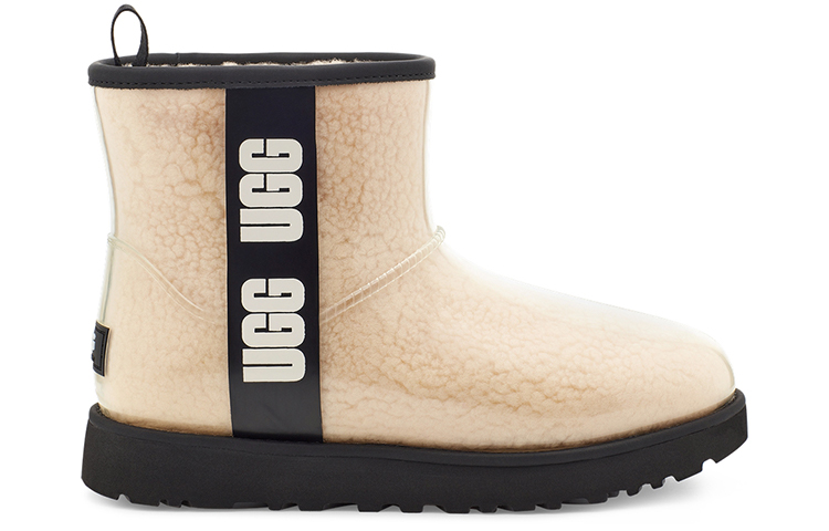 (Women) UGG Classic Clear Mini Boot Natural Black 1113190-NBLC