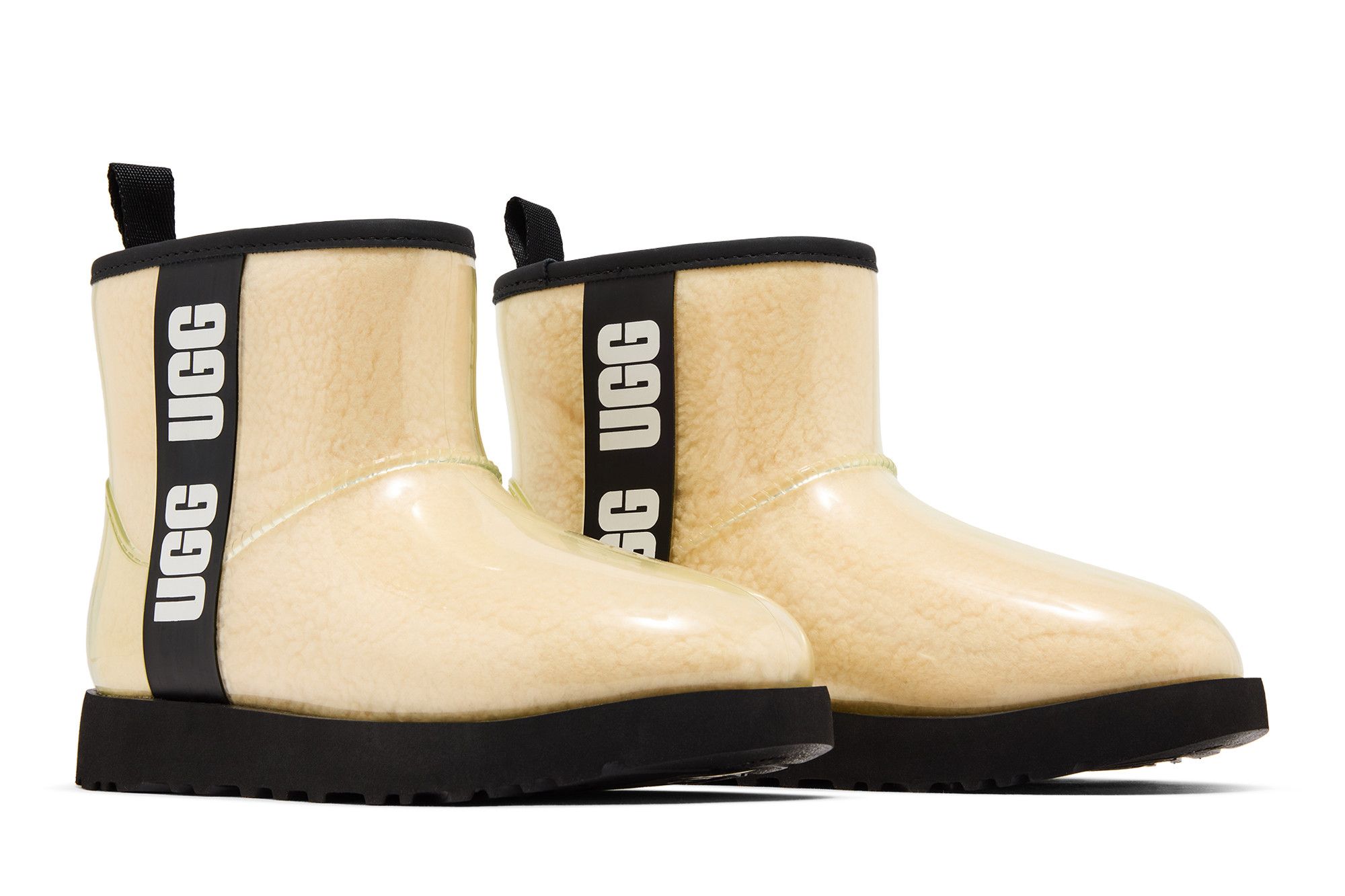 Cheap (W) UGG Classic Clear Mini Stivale Nero Naturale 1113190-NBLC