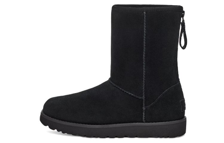 Buy (W) UGGクラシックショートロゴジップ (ブラック) 1122672-BLK