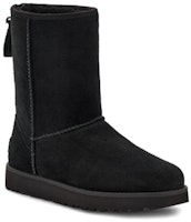 (W) UGG W Classic Short Logo Zip 'Hitam' 1122672-BLK Lookbook (W) UGG W Classic Short Logo Zip 'Hitam' 1122672-BLK
