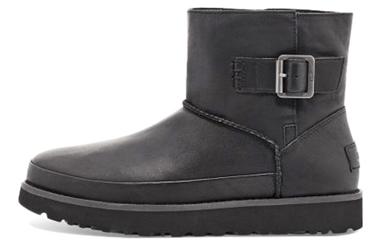 Buy (W) UGG 经典解构迷你羊毛衬里黑色靴子 1113191-BLK