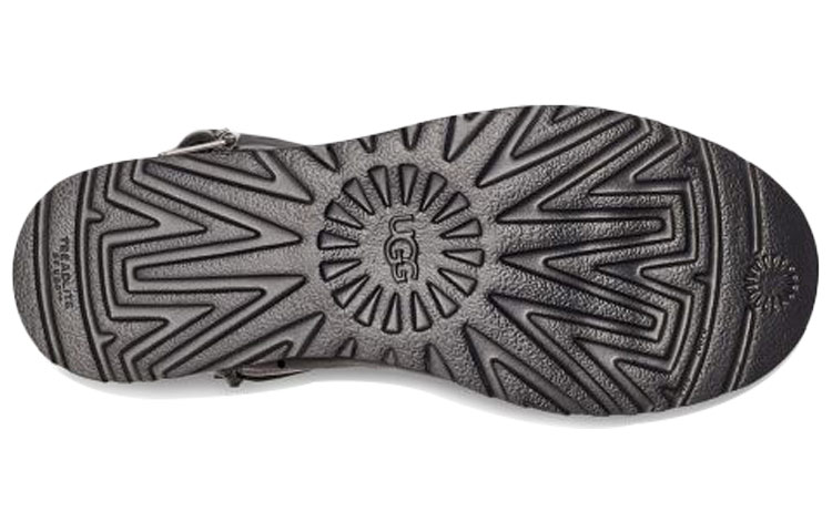 Details for (W) UGG Classic Deconstructed Mini Schwarz mit Fleece-Futter. 1113191-BLK
