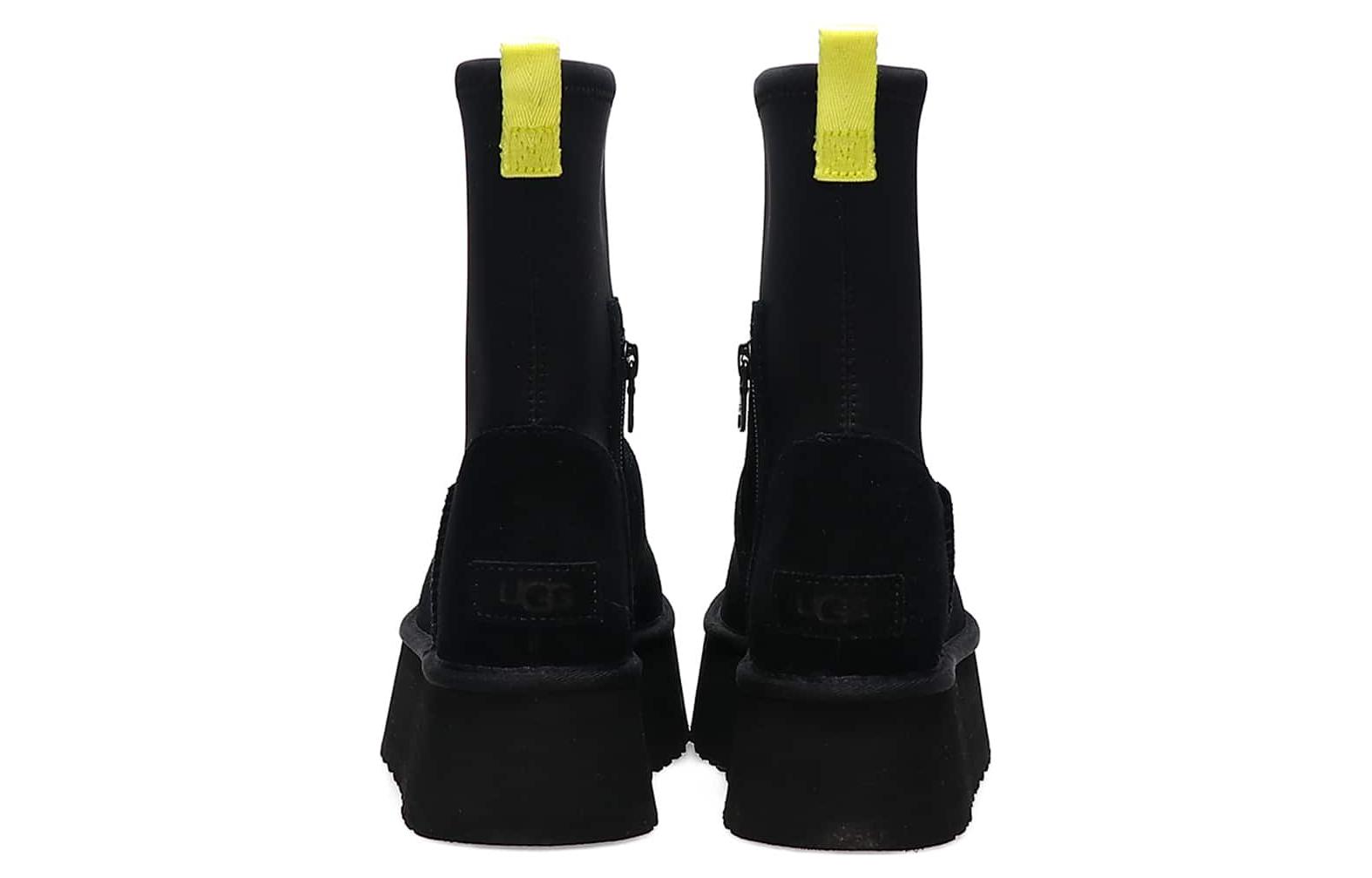 Purchase (W) UGG クラシック ディッパー ブーツ (ブラック) 1144031-BLK