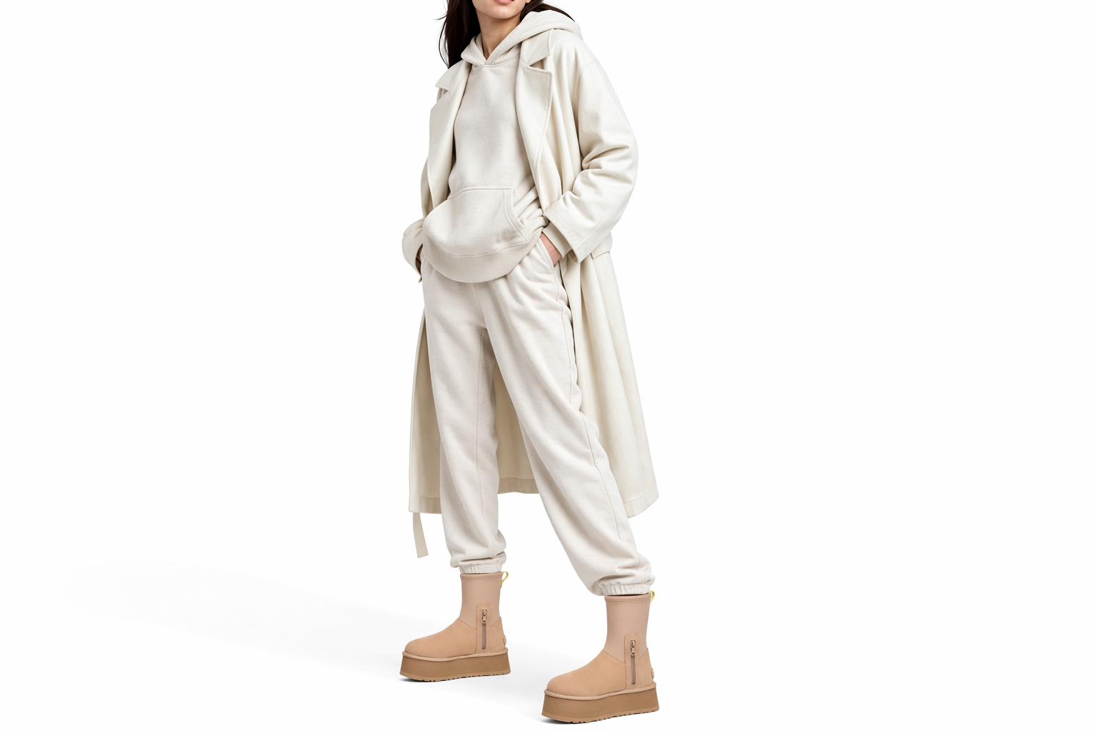 Order (W) UGG Klassischer Dipper Stiefel Sand 1144031-SAN