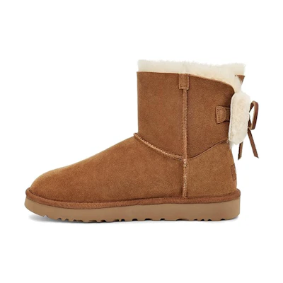 (W) UGG Classic Dudble Bow Mini 'Brown'
