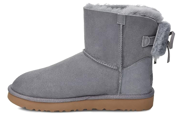 (W) UGG Classic Double Bow Mini 'Geyser'