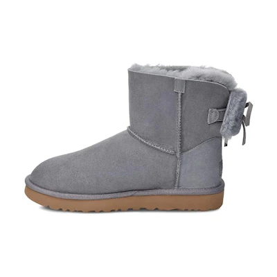 (W) UGG Classic Double Bow Mini 'Geyser'