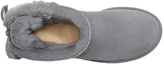 Shop (W) UGG Classic Double Bow Mini 'Geyser' 1103652-GYS