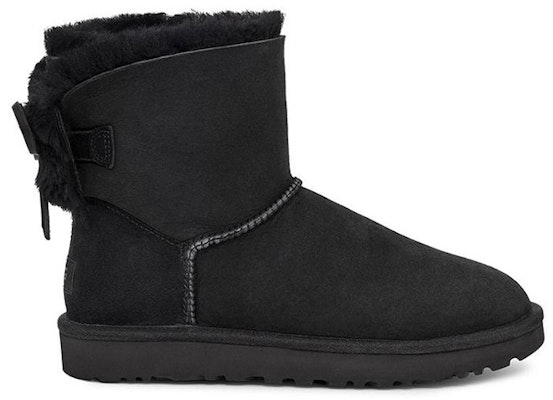 (W) Botas de Nieve UGG Classic Double Bow Mini Negras 1103652-BLK Order (W) Botas de Nieve UGG Classic Double Bow Mini Negras 1103652-BLK