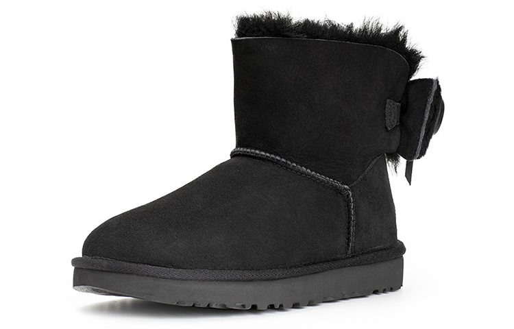 Lookbook (W) Botas de Nieve UGG Classic Double Bow Mini Negras 1103652-BLK