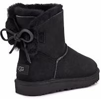 Shop (Women) UGG Classic Dudble Bow Mini Snow Boots Black 1103652-BLK