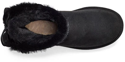 Purchase (Women) UGG Classic Dudble Bow Mini Snow Boots Black 1103652-BLK
