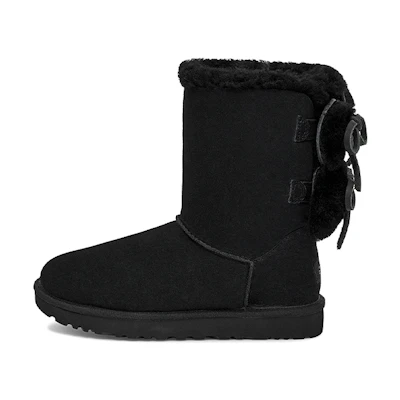 (W) UGG Classic Double Bow Short 'Black'