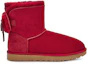 Order (Women) UGG Classic Dudble Bow Mini Snow Boots Red 1103652-KSS