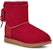 (W) UGG Classic Double Bow Mini But Salji Merah 1103652-KSS