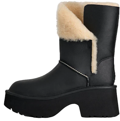 (W) UGG Classic Esmee Stivaletti Invernali in Pelle Nera con Shearling. 1172590-BLK Buy (W) UGG Classic Esmee Stivaletti Invernali in Pelle Nera con Shearling. 1172590-BLK