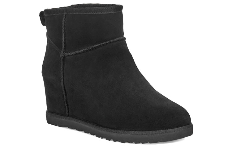Lookbook (W) UGG Classic Femme Mini Boots Pendek Hitam 1104609-BLK