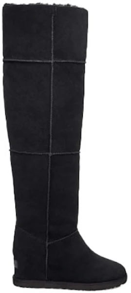 (W) UGG Classic Femme Otk Sepatu Tinggi Hitam 1104610-BLK Lookbook (W) UGG Classic Femme Otk Sepatu Tinggi Hitam 1104610-BLK