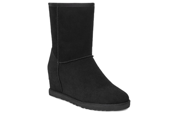 Lookbook (W) UGG Classic Femme Pendek Suede Hitam 1104611-BLK